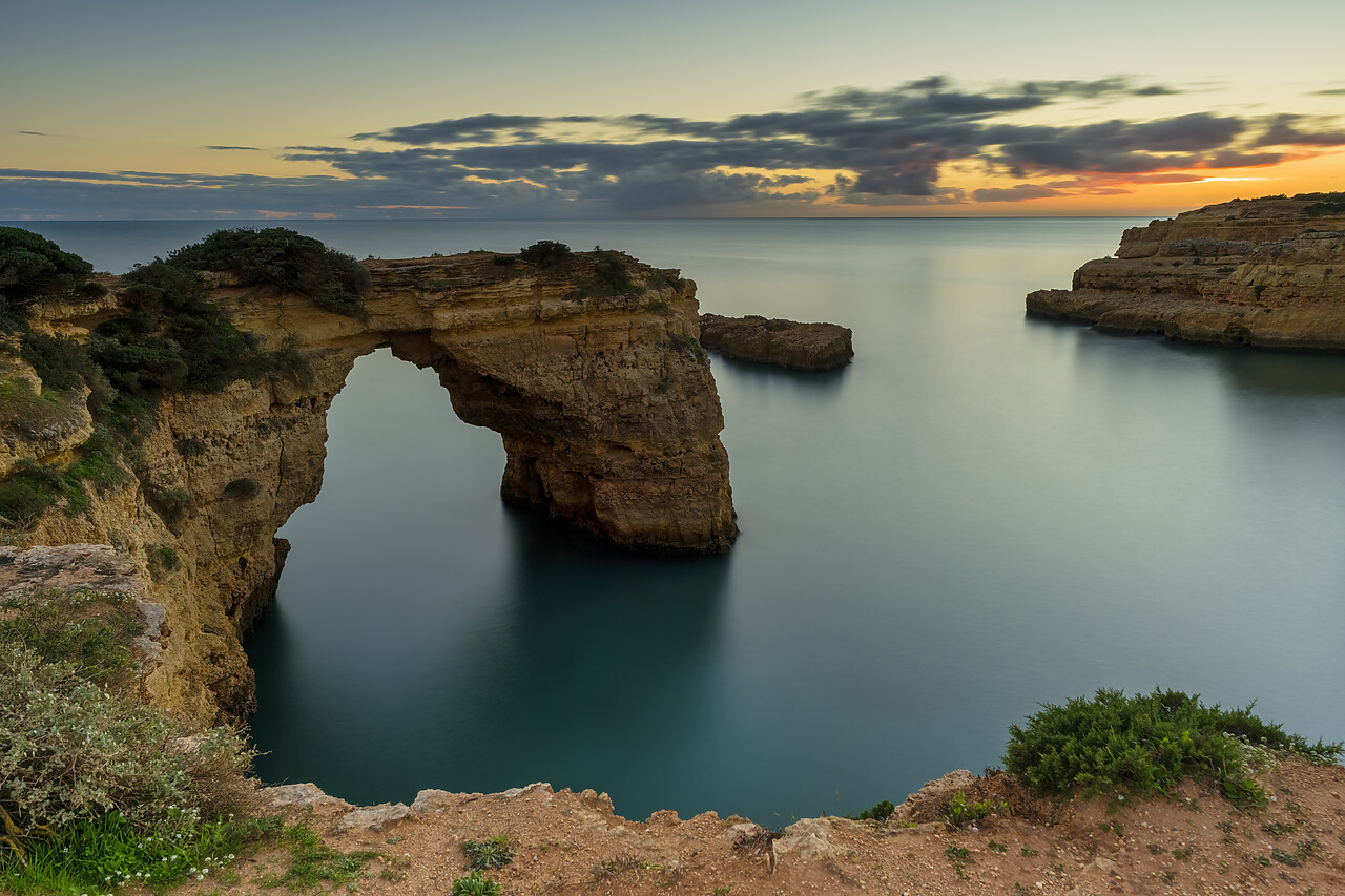 #220787-1 - Natural Arch at Praia Da Albandeira, Lagoa, Algarve, Portugal