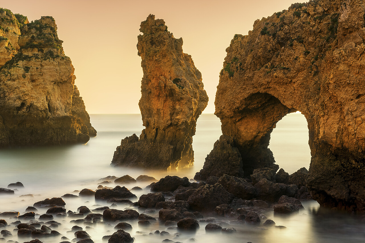 #220794-1 - Ponta da Piedade Sea Stack and Arch, near Lagos, Algarve, Portugal