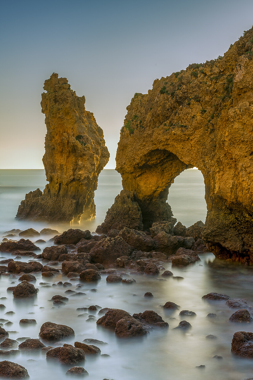 #220795-1 - Ponta da Piedade Sea Stack and Arch, near Lagos, Algarve, Portugal