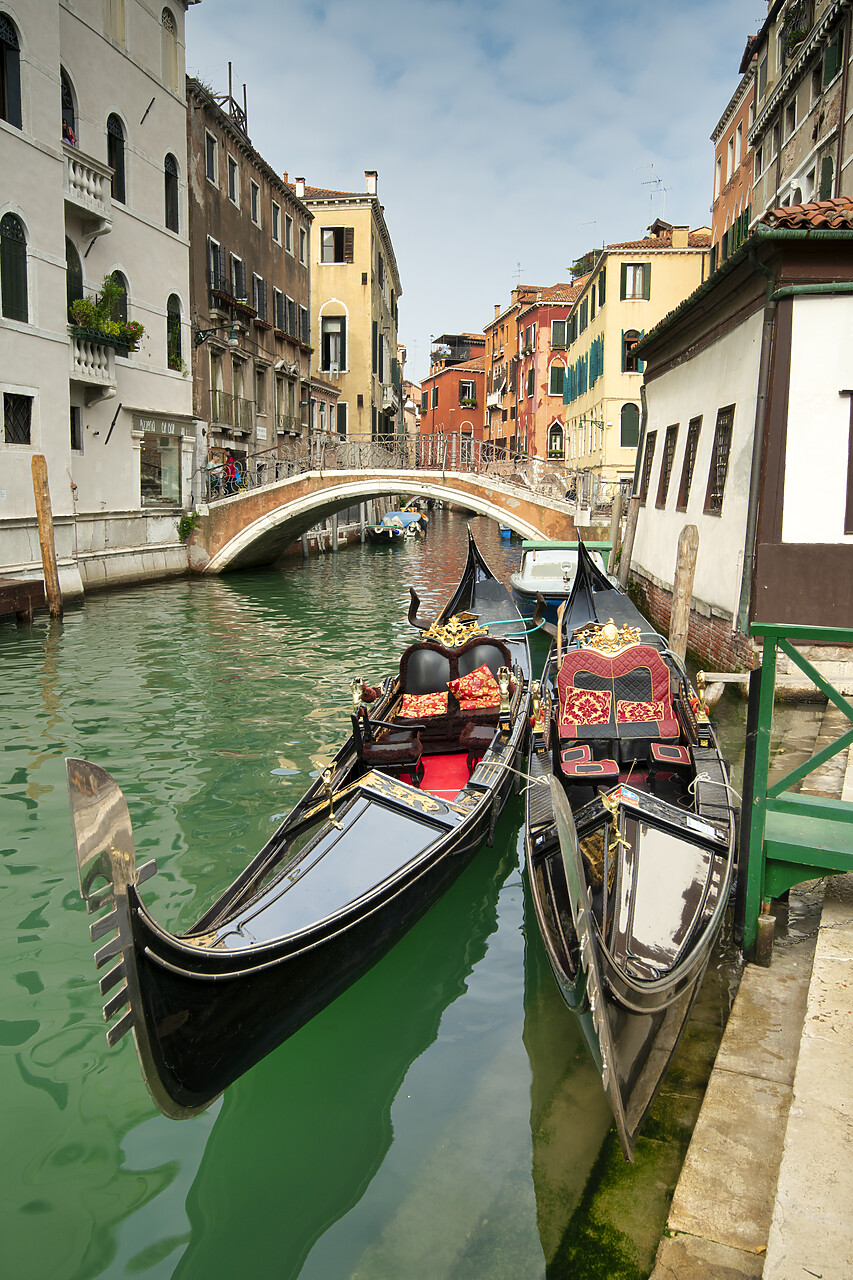 #220829-1 - Gondolas, Venice, Italy