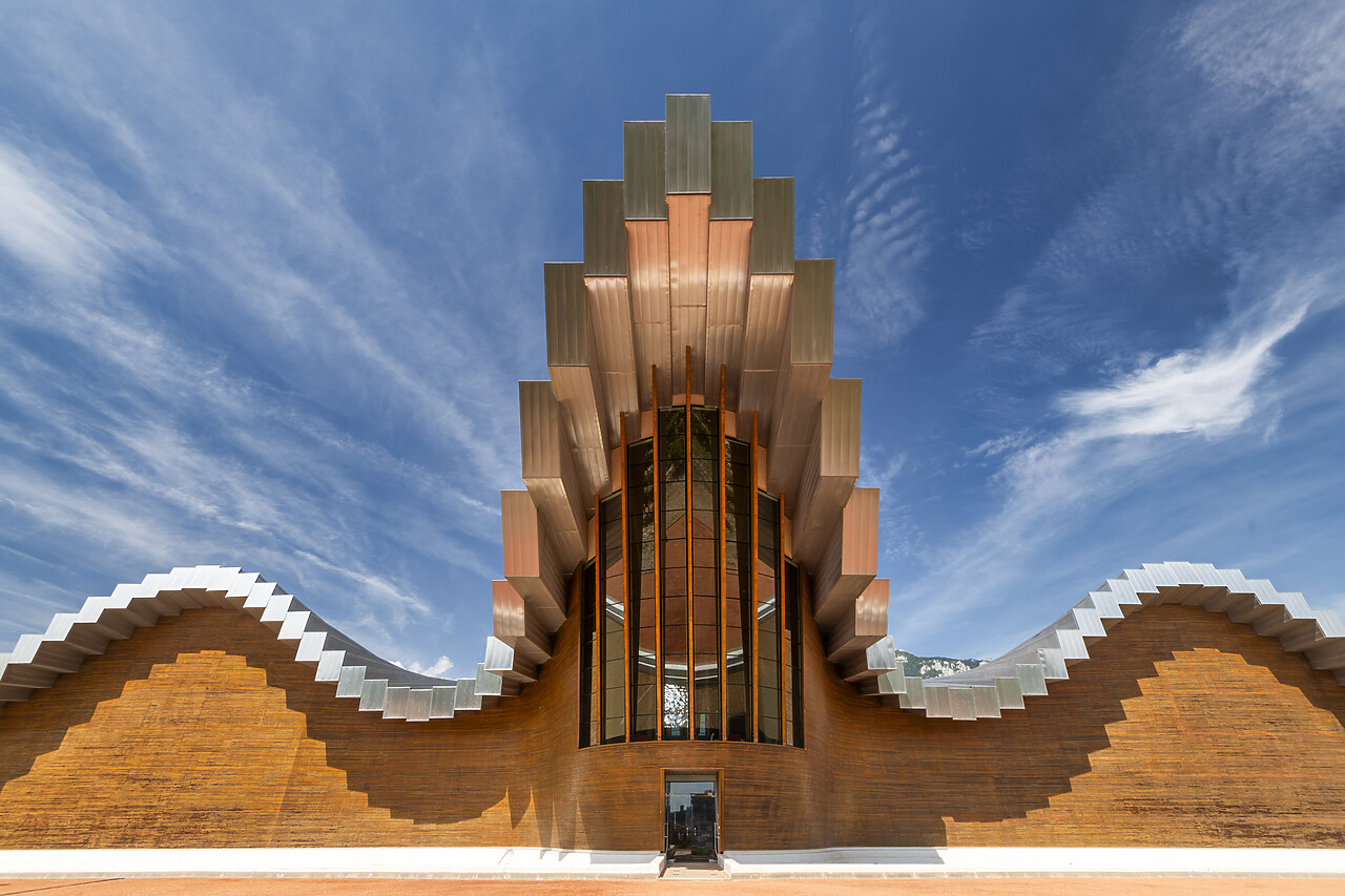 #230294-1 - Bodegas Ysios Vineyard Designed by Santiago Calatrava, Laguardia, Alava, Spain