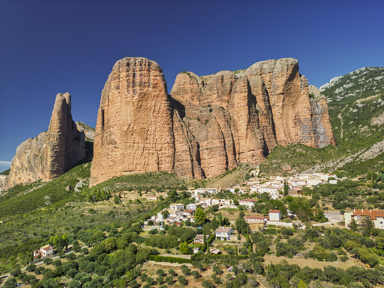 #230330-1 - Village of Riglos,  Huesca province, Aragon, Spain