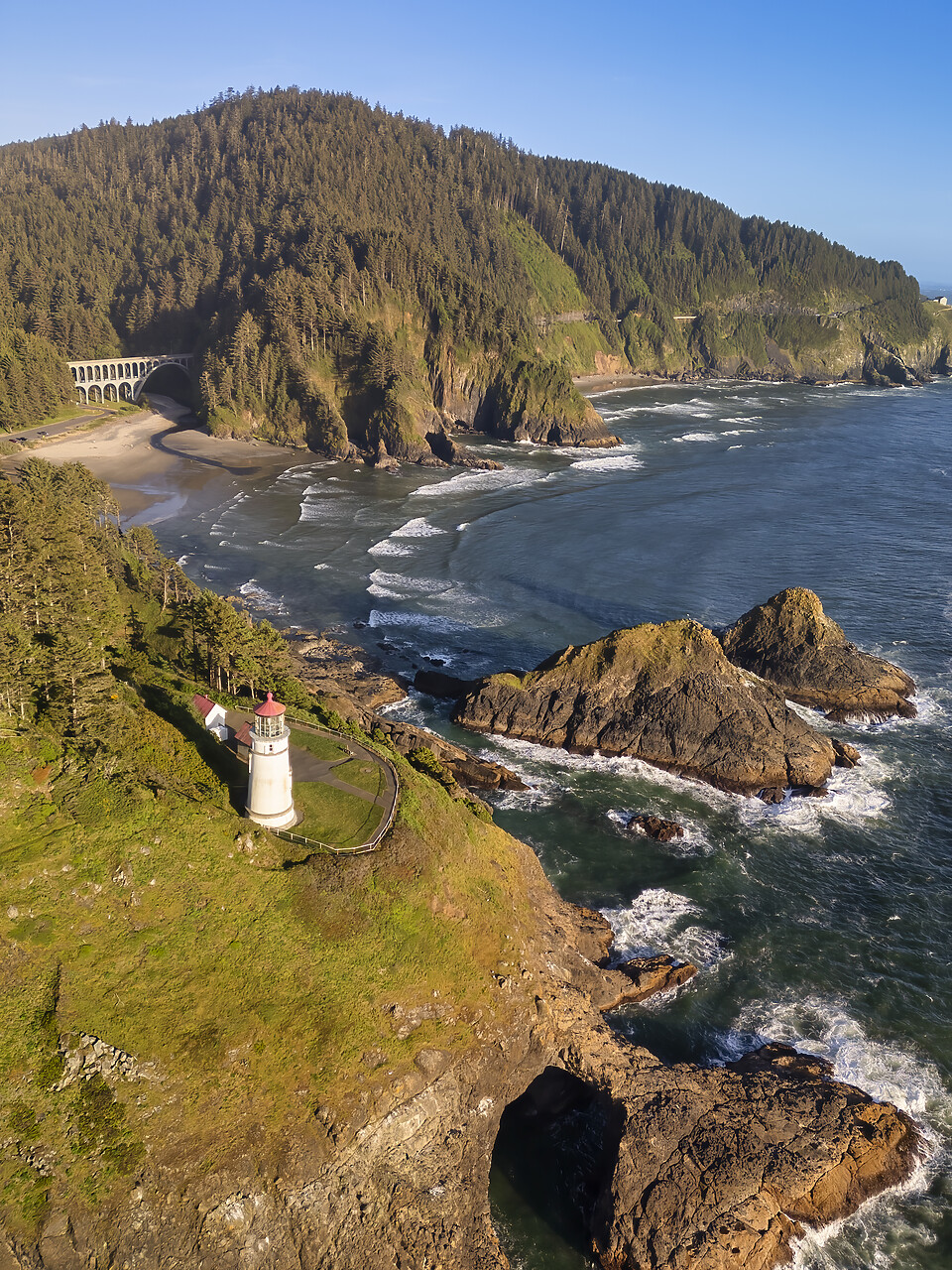 #240283-2 - Haceta Head Lighthouse & Coastline, Oregon, USA