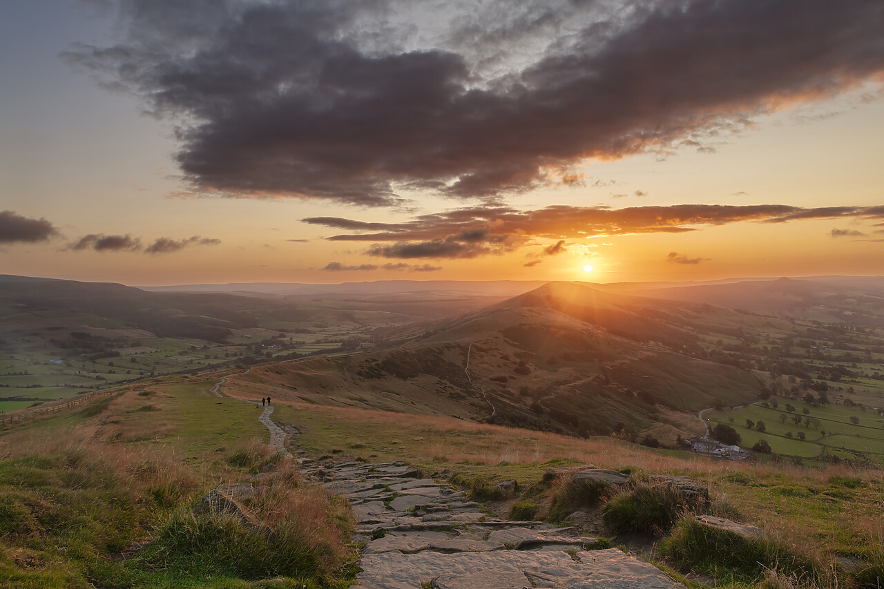 #240332-1 - Mam Tor at Sunrise, Peak District National Park, Derbyshire, England