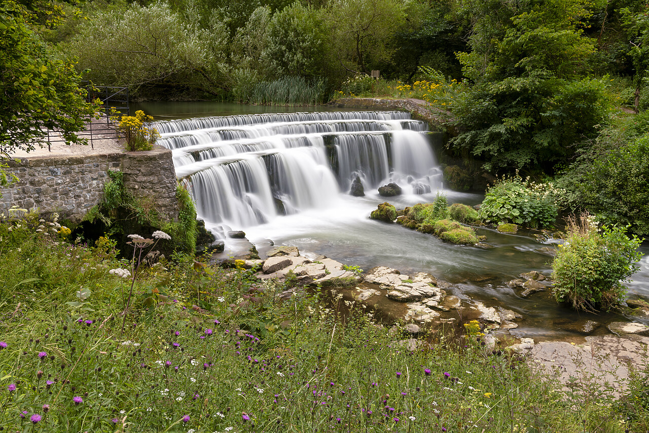 #240334-1 - Monsal Dale Weir, Peak District National Park, Derbyshire, England