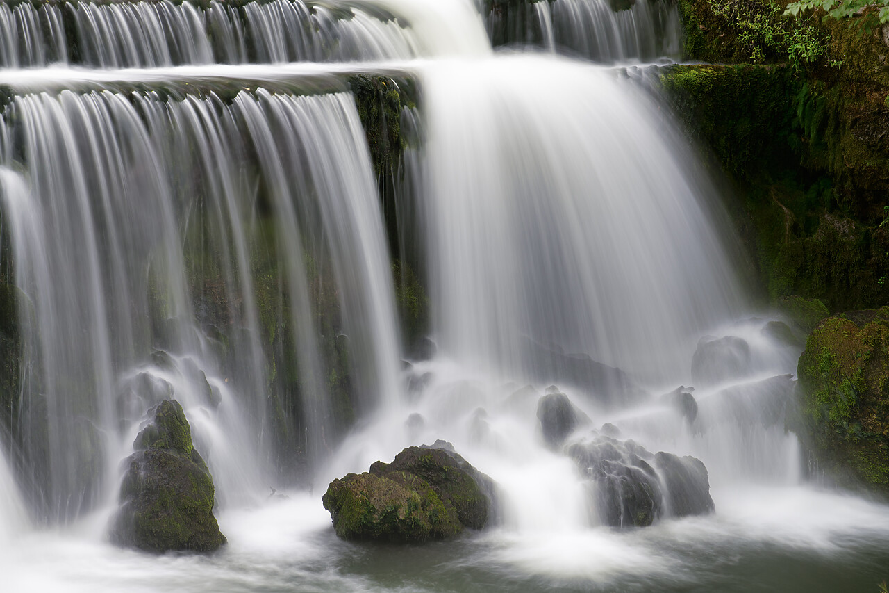 #240335-1 - Monsal Dale Weir, Peak District National Park, Derbyshire, England