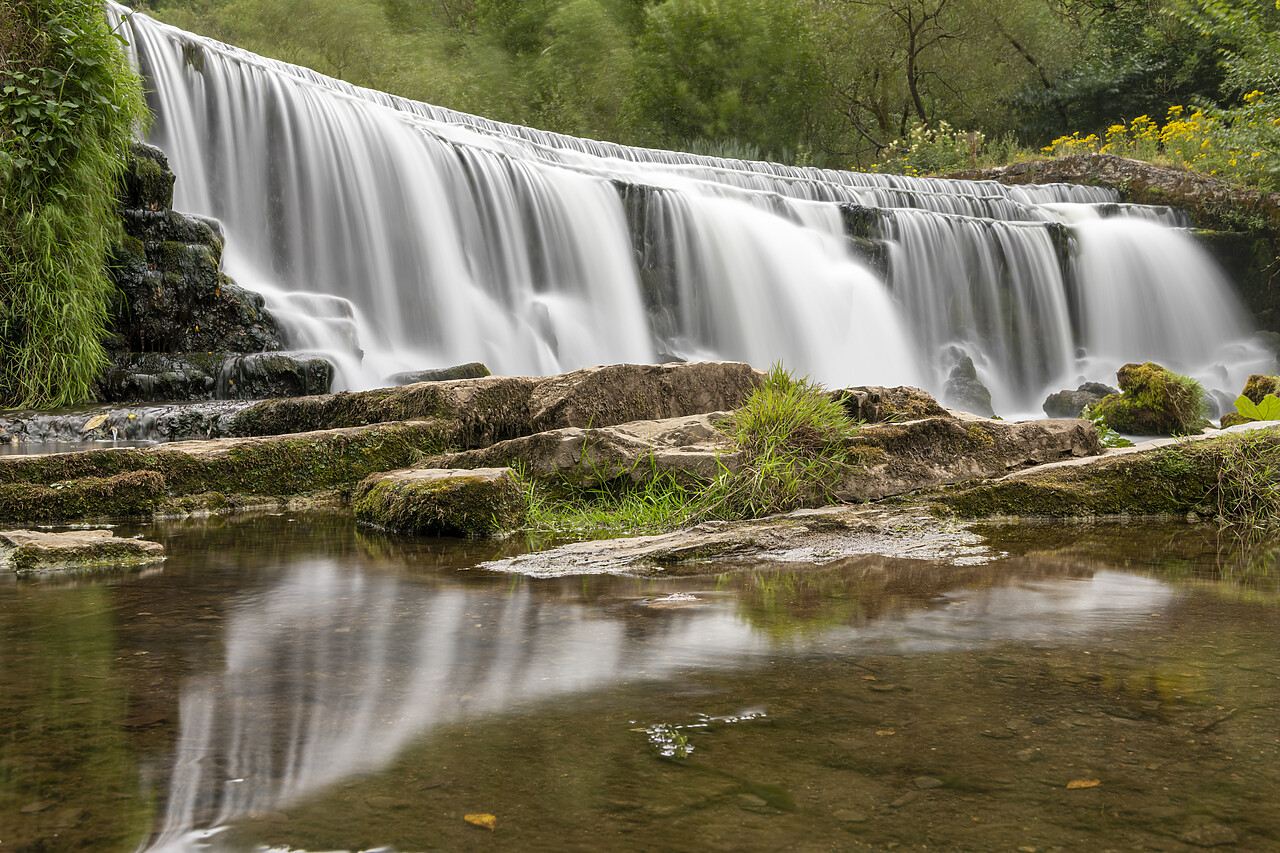 #240337-1 - Monsal Dale Weir, Peak District National Park, Derbyshire, England