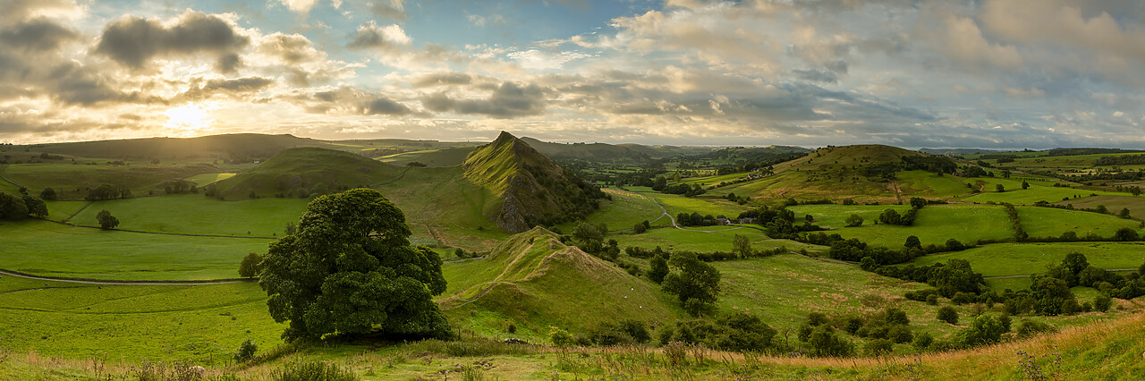 #240342-2 - Chrome Hill & Parkhouse Hill at Sunrise, Peak District National Park, Derbyshire, England