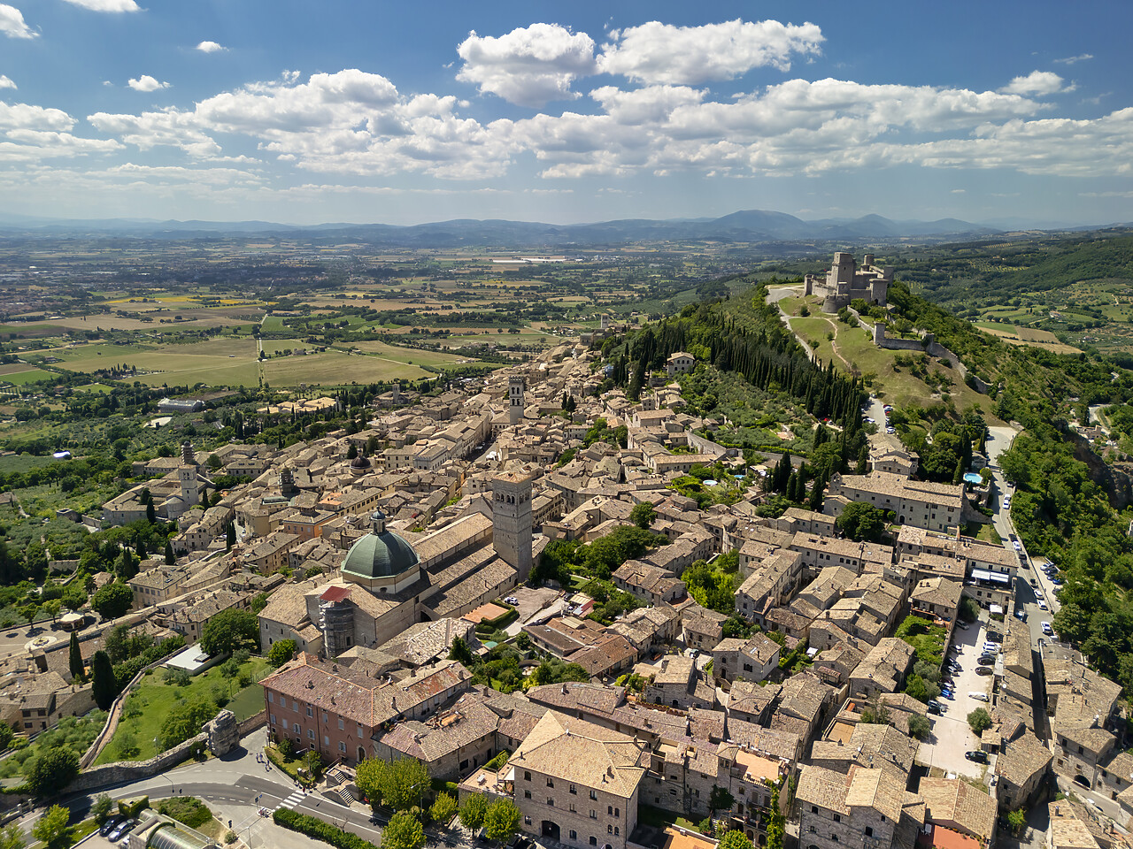 #240351-1 - View over Assisi, Umbria, Italy