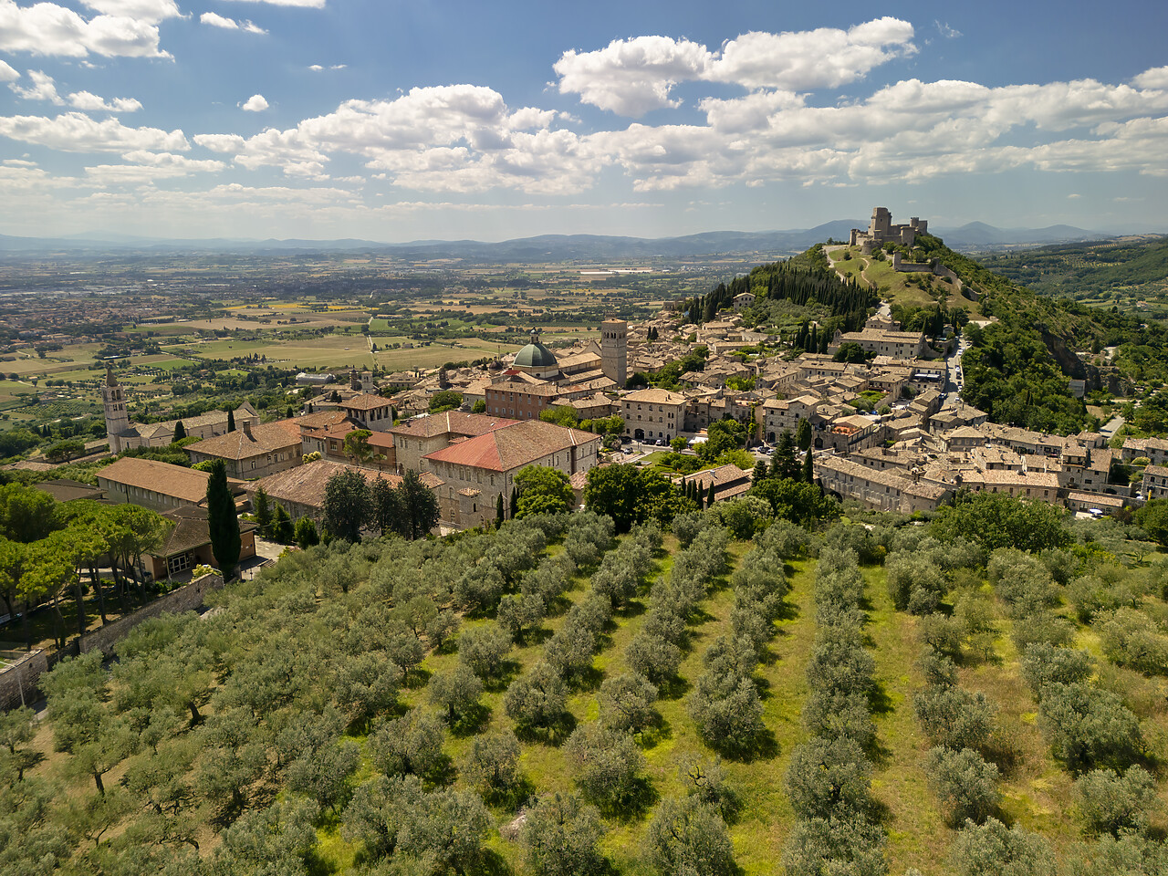 #240352-1 - View over Assisi, Umbria, Italy