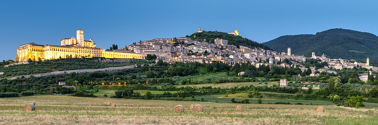 #240372-1 - Assisi at Night, Umbria, Italy