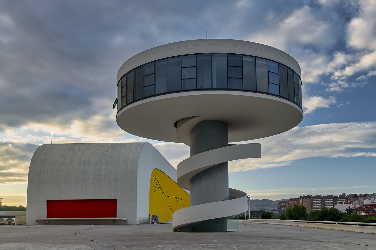 #240500-2 - Oscar Niemeyer International Cultural Centre, Aviles, Asturias, Spain