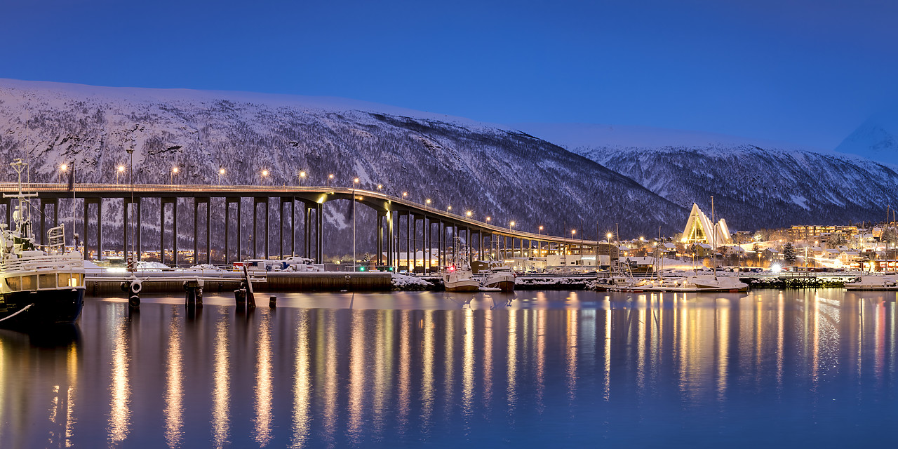 #400074-1 - Bridge & Arctic Cathedral, Tromso, Norway