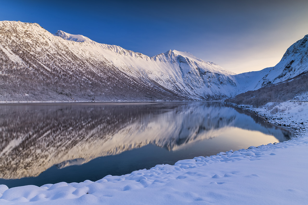 #400080-1 - Mountains Reflecting in Gryllefjord, Senja, Norway