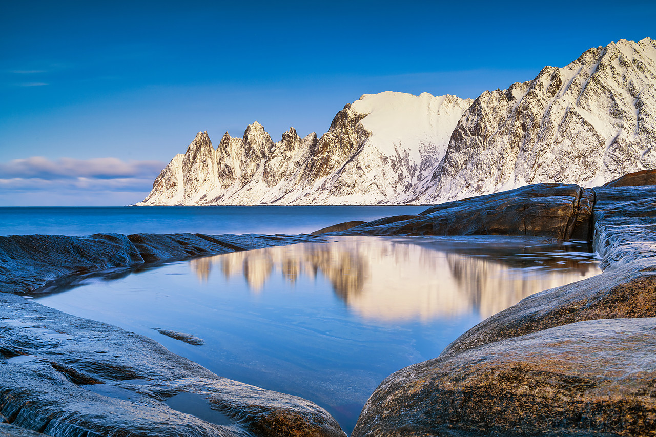 #400087-1 - Devil's Jaw Reflecting in Tidepool, Senja, Norway