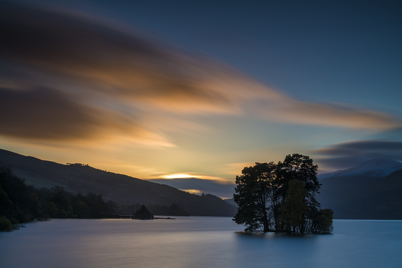 #400261-1 - Sunset over Loch Tay, Perth & Kinross, Scotland