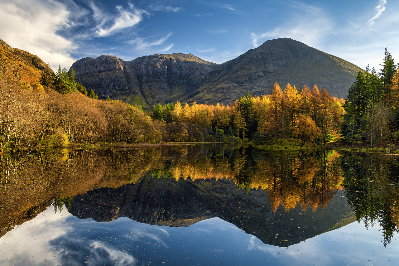 #400289-1 - Lochan Torren in Autumn, Glen Coe, Highlands, Scotland