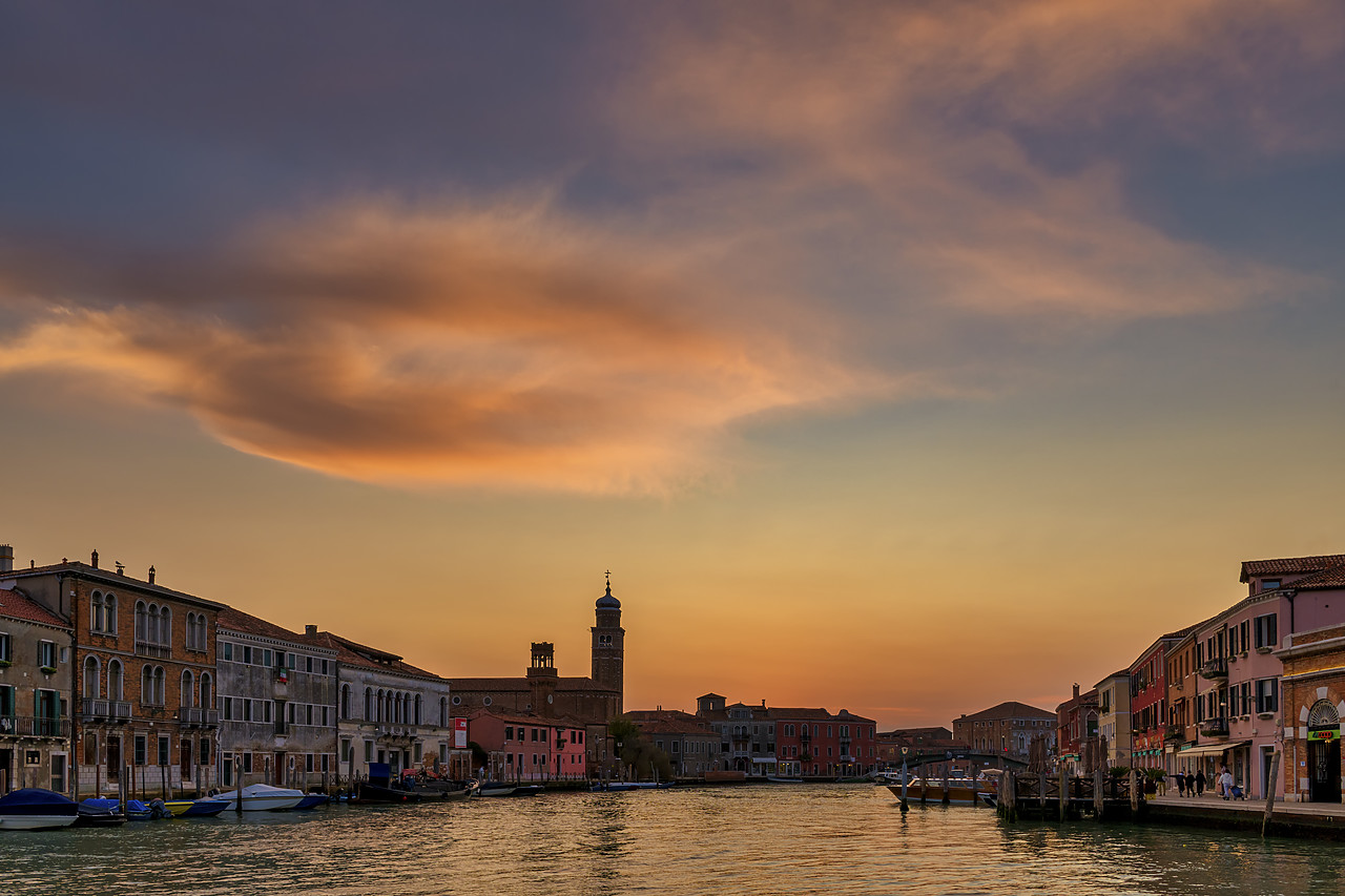 #400316-1 - Sunset over Murano, Venice Lagoon, Italy