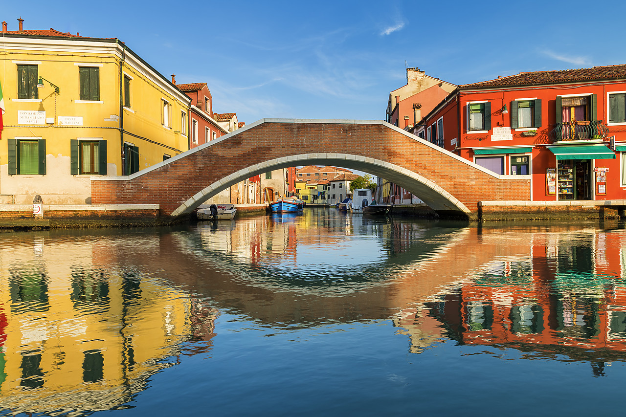 #400317-1 - Murano Canal Reflections, Venice Lagoon, Italy
