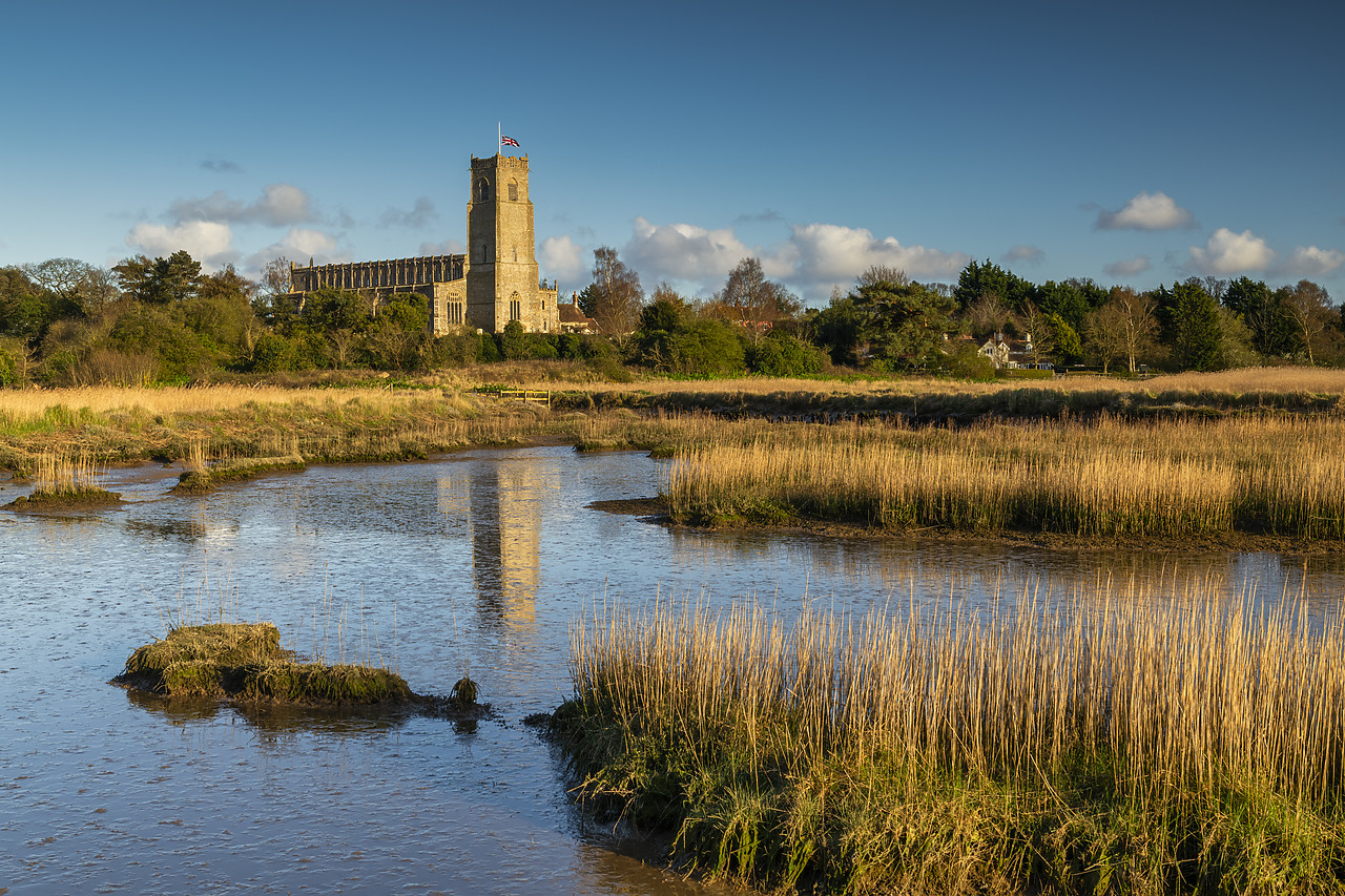 #410065-1 - Holy Trinity Church Reflecting in River Blyth, Blythburgh, Suffolk, England