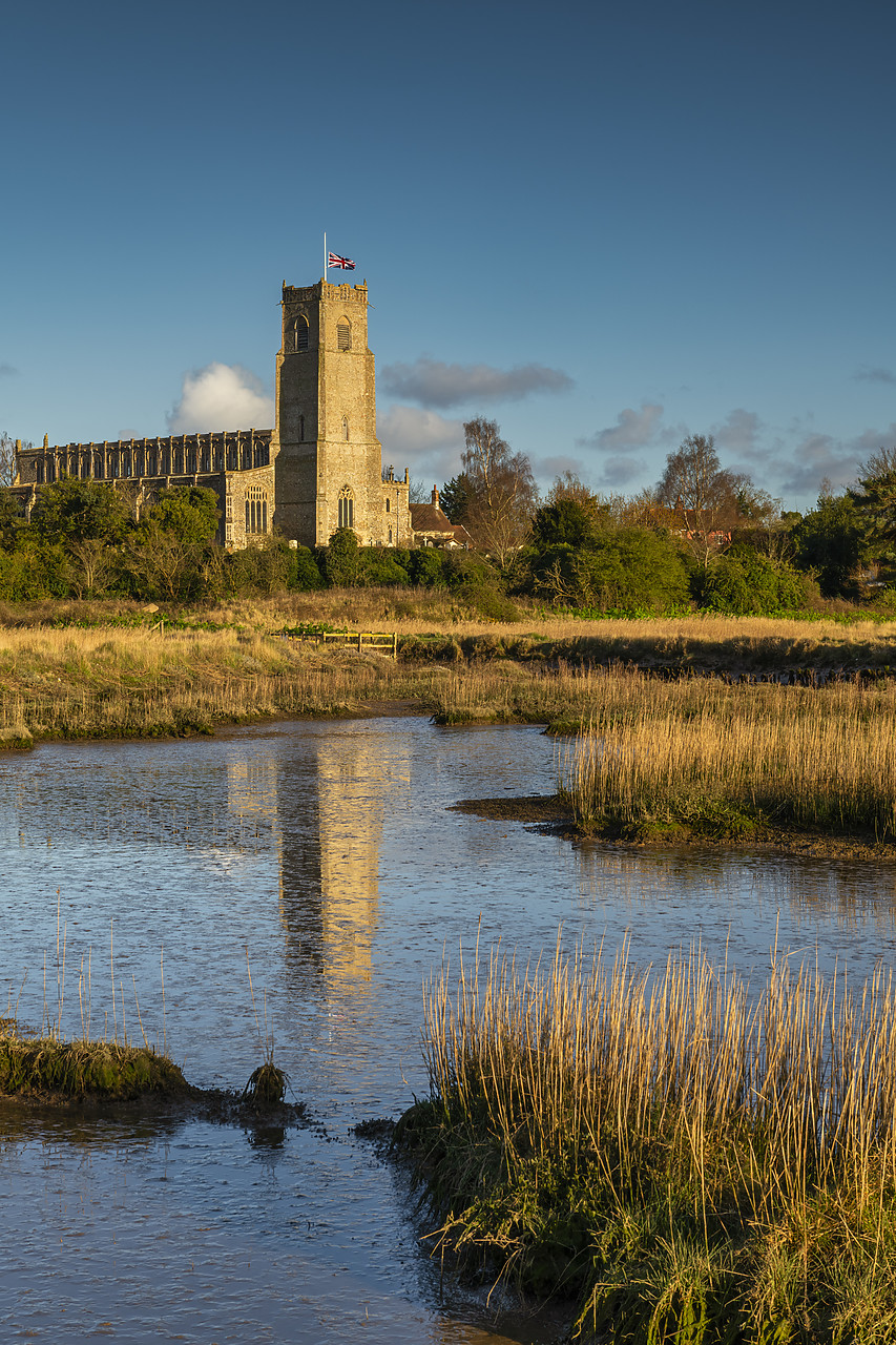 #410065-2 - Holy Trinity Church Reflecting in River Blyth, Blythburgh, Suffolk, England