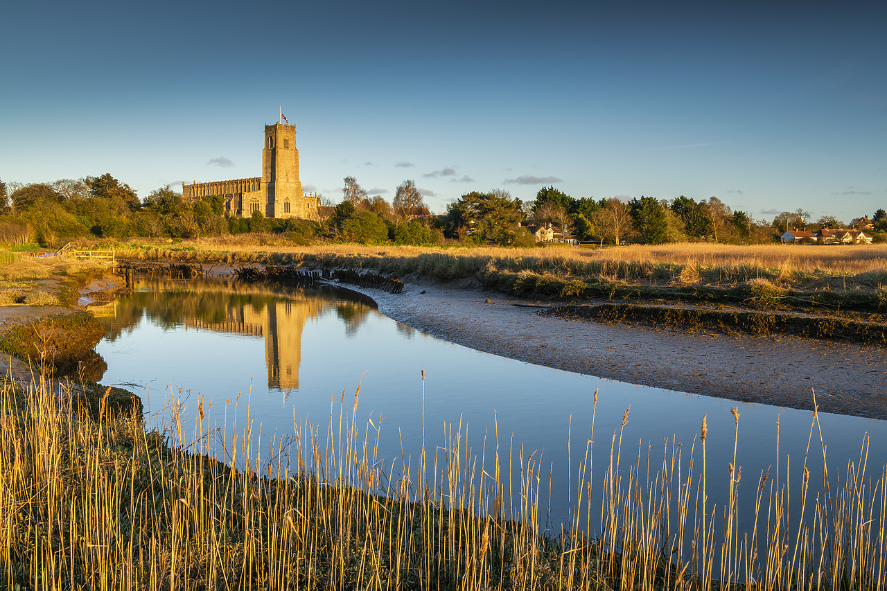 #410067-1 - Holy Trinity Church Reflecting in River Blyth, Blythburgh, Suffolk, England