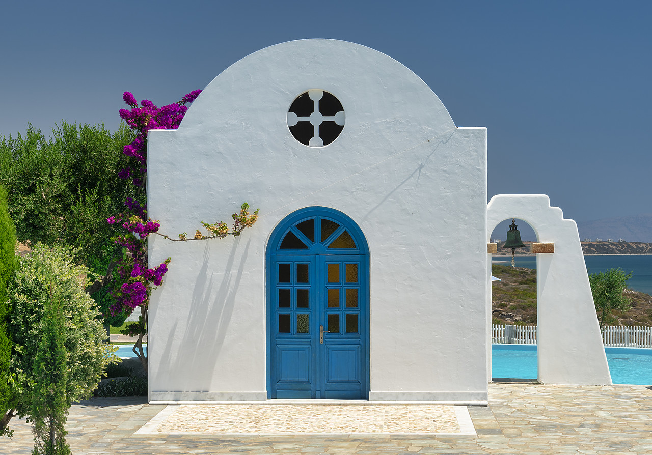 #410293-1 - Greek Chapel, Rhodes, Dodecanese Islands, Greece