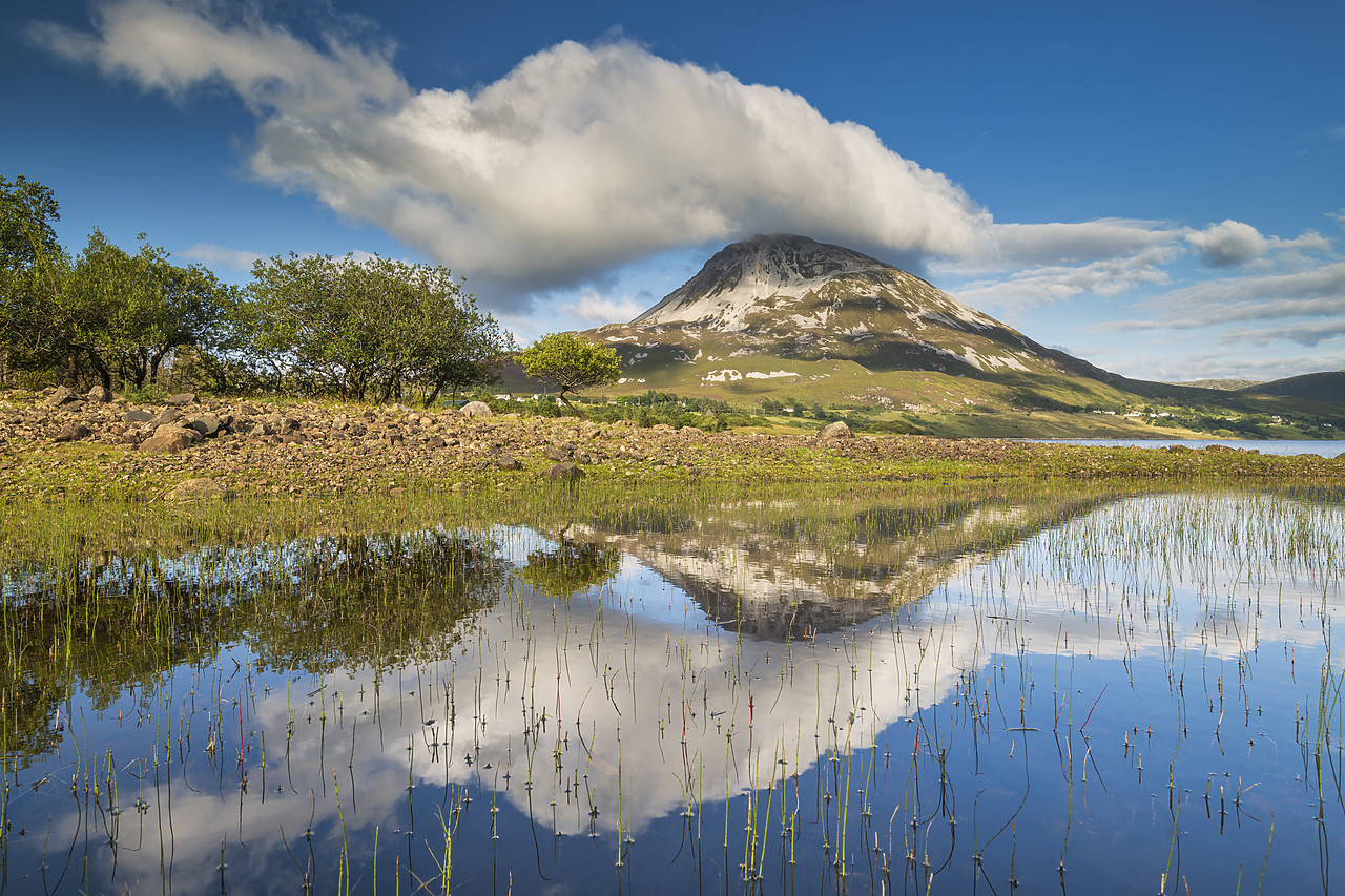 #410337-1 - Cloud Formation over Mount Errigal, Dunlewey Lough, County Donegal, Ireland
