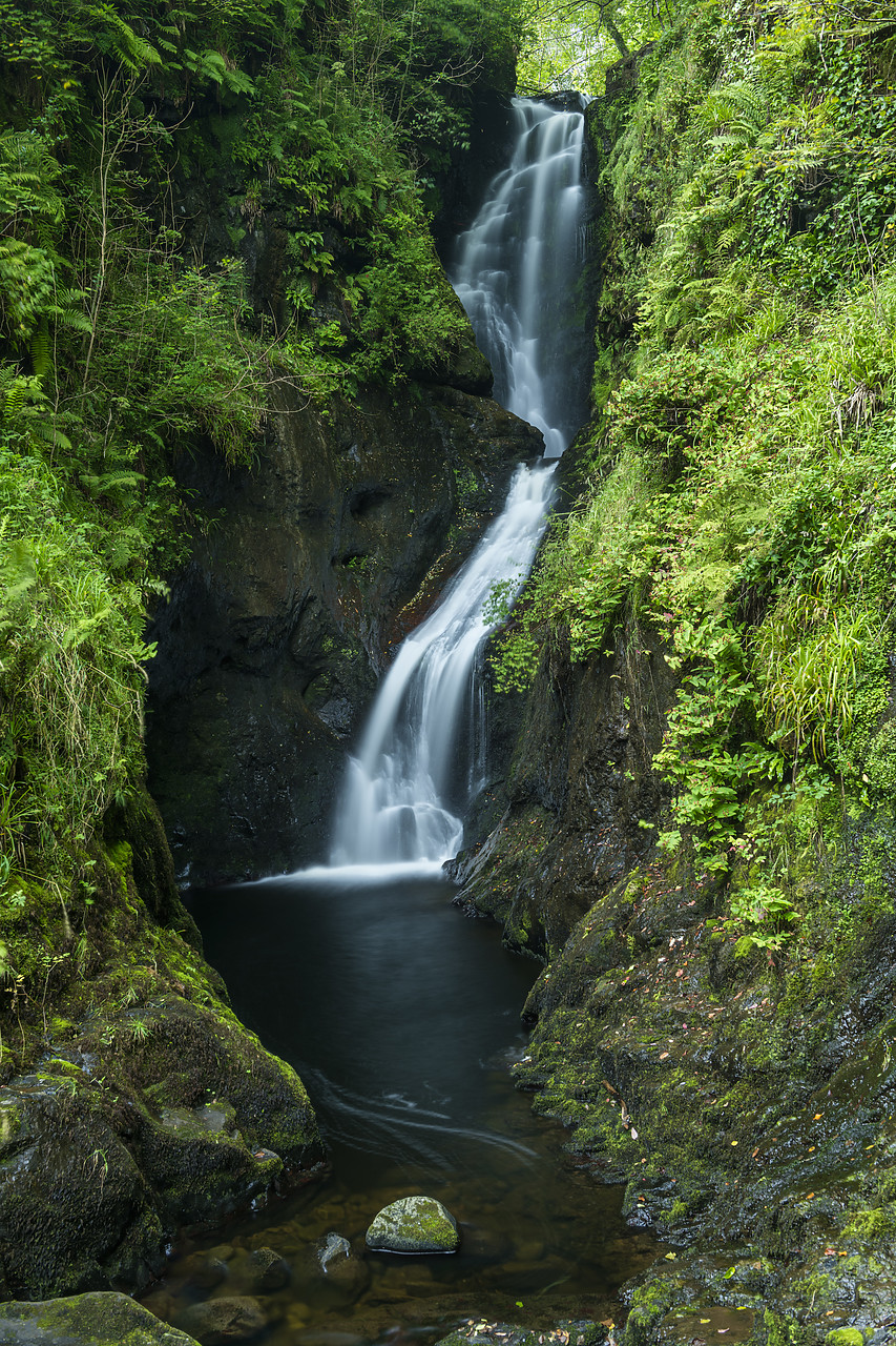 #410372-1 - Ess-na-Larach Waterfall, Glenariff Forest Park, County Antrim, Northern Ireland