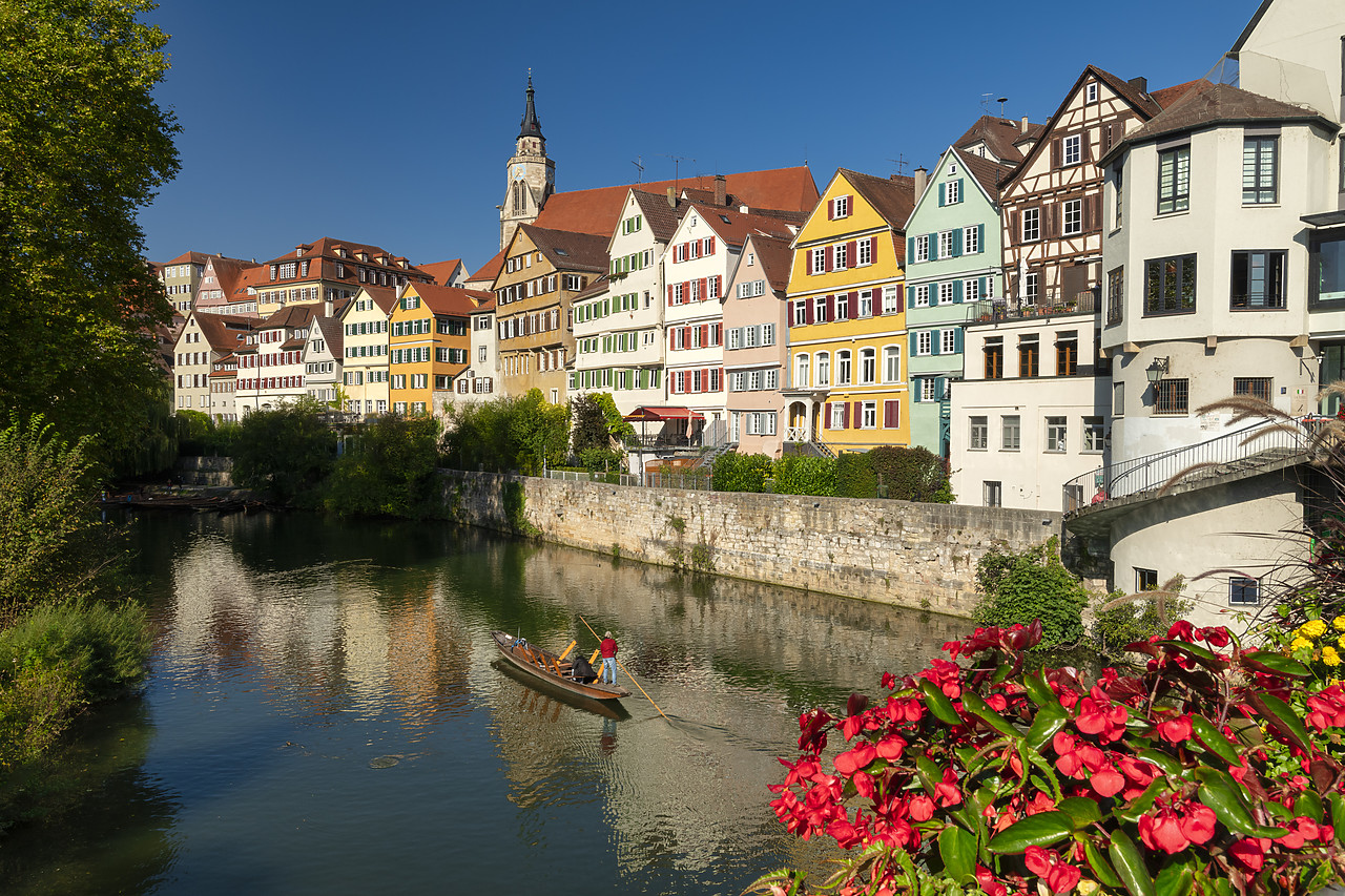 #410392-2 - Boating on the River Neckar, Tubingen, Baden-Wurttemberg, Germany