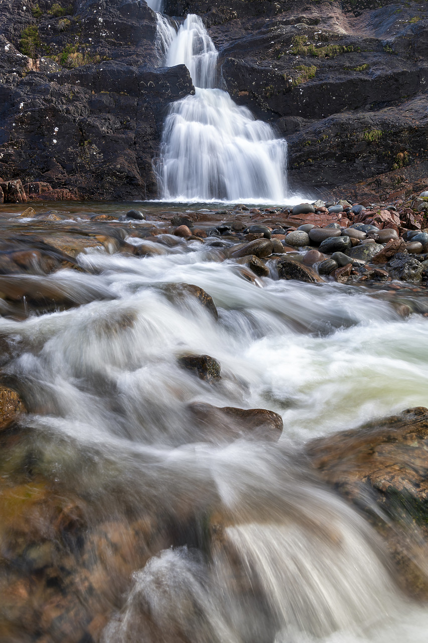 #410446-1 - Glencoe Waterfall, Highland Region, Scotland