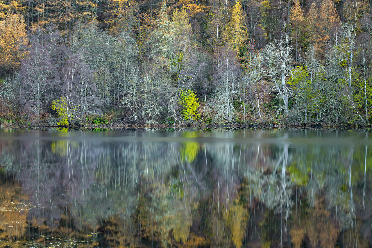 #410473-1 - Autumn Reflections in Loch Tummel, Perthshire, Scotland