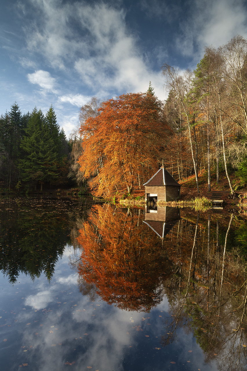 #410475-2 - Loch Dunmore in Autumn, Pitlochry, Perthshire, Scotland