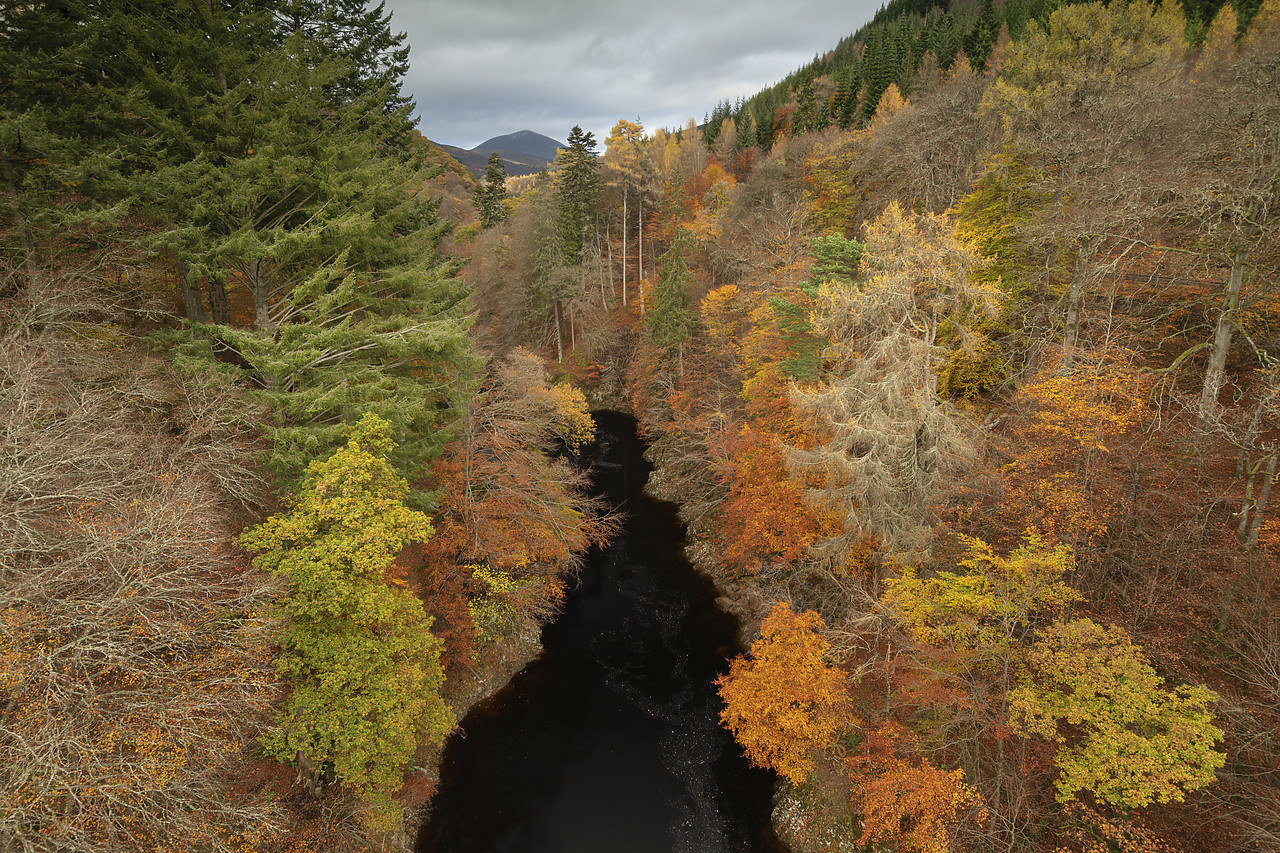 #410480-1 - River Garry at Killiecrankie in Autumn, Perthshire, Scotland