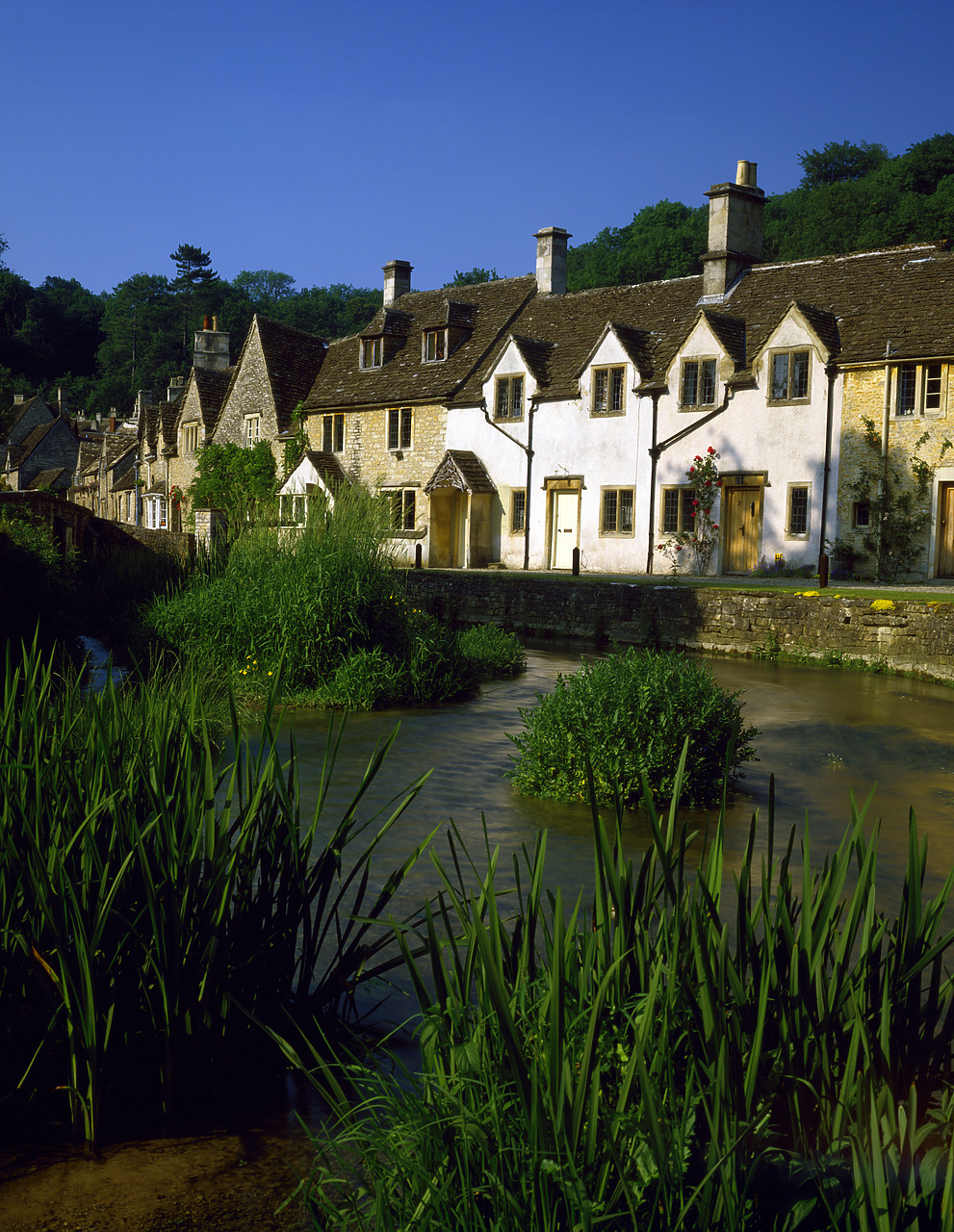 #85387 - Cottages at Castle Combe, Wiltshire, England