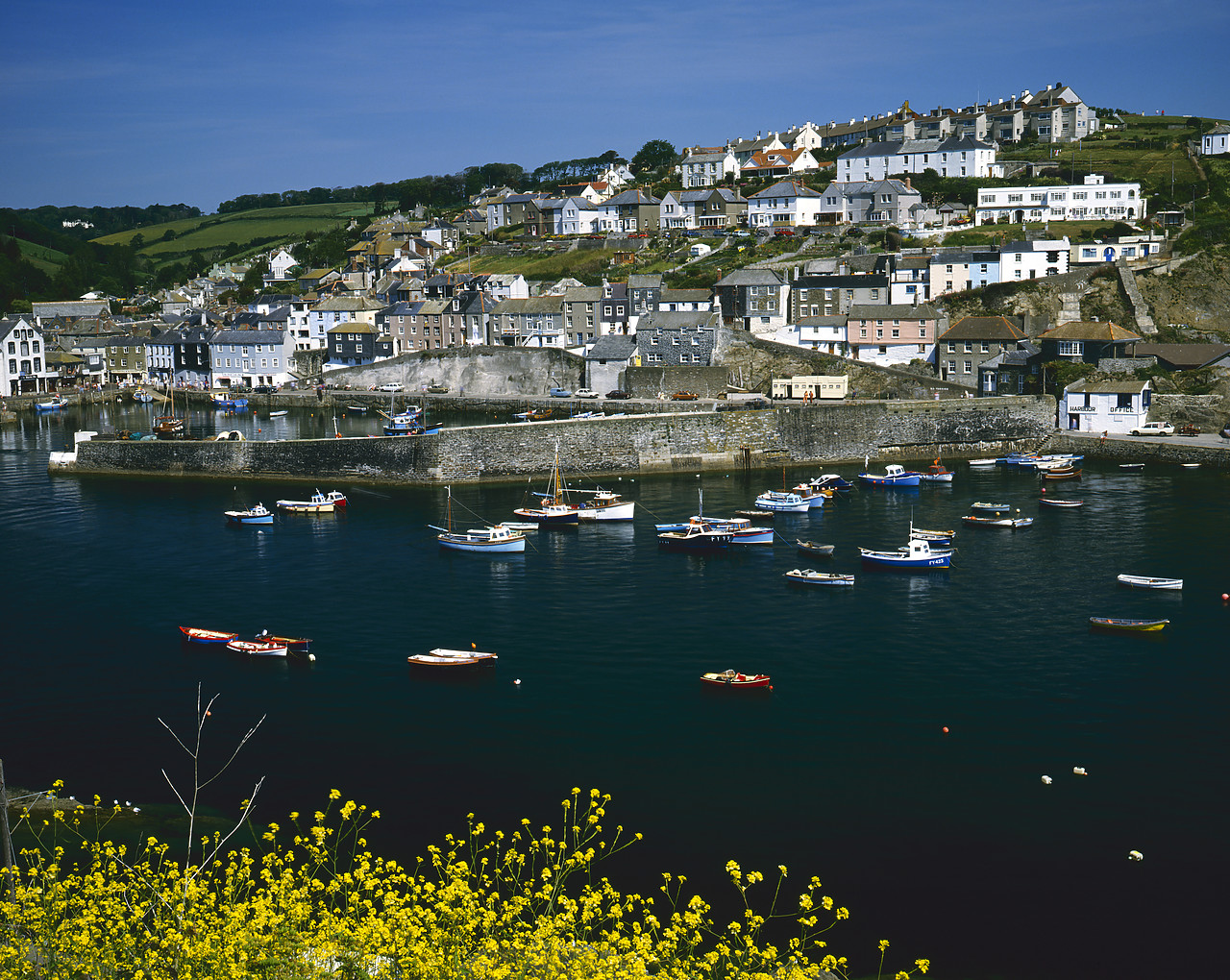 #85390-1 - Mevagissey Harbour, Cornwall, England