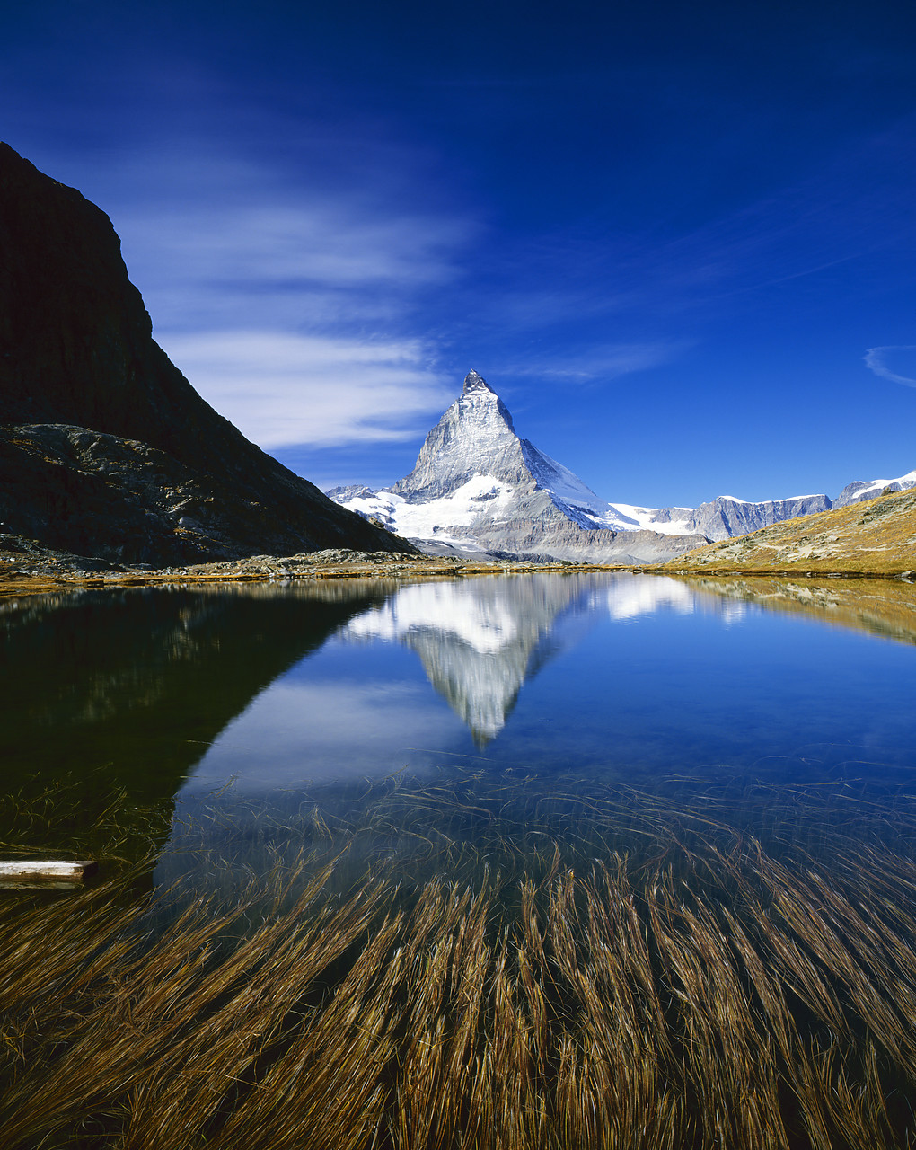 #85471 - The Matterhorn Reflecting in Riffelsee, Zermatt, Switzerland