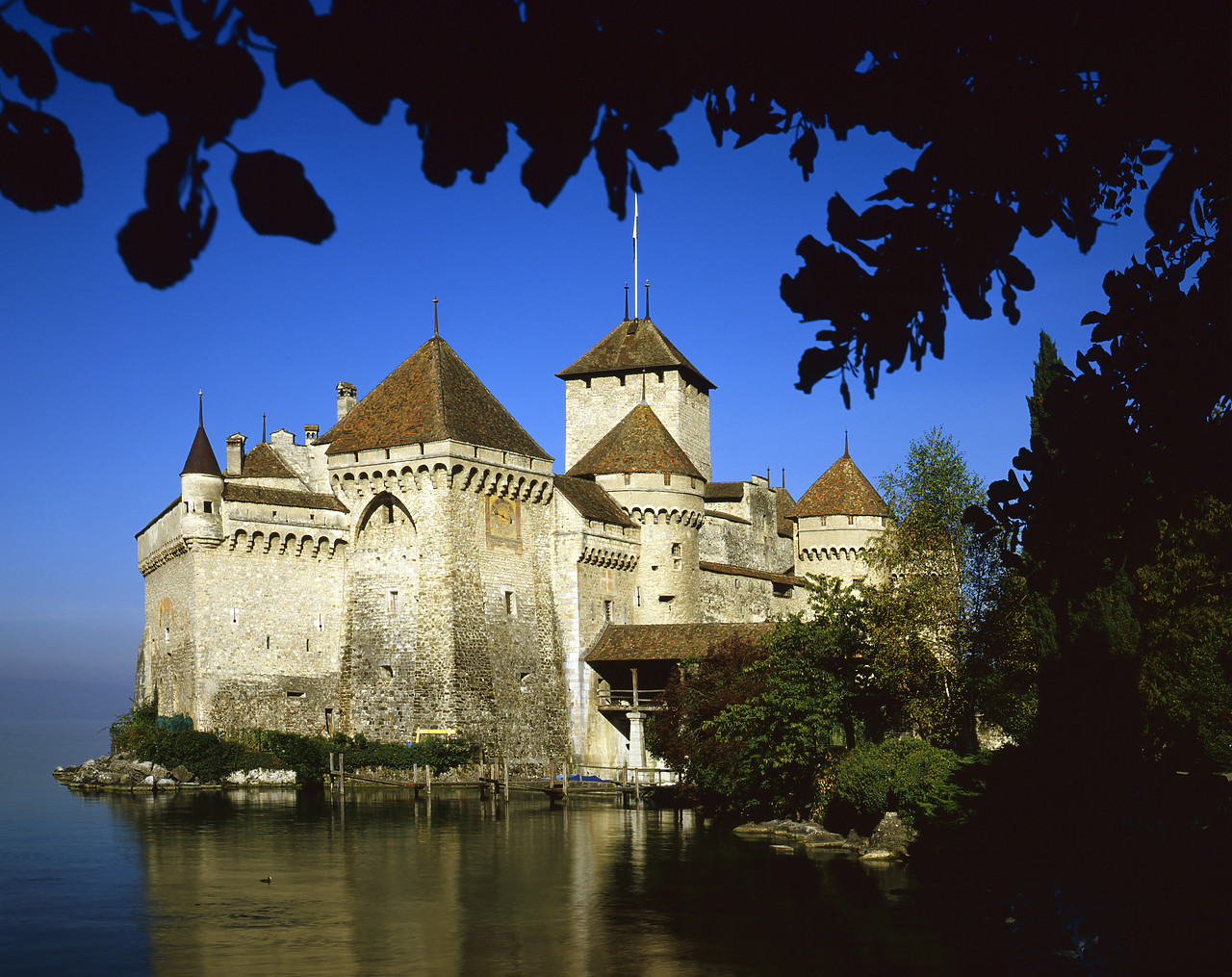 #85555 - Chateau de Chillon, Montreau, Switzerland