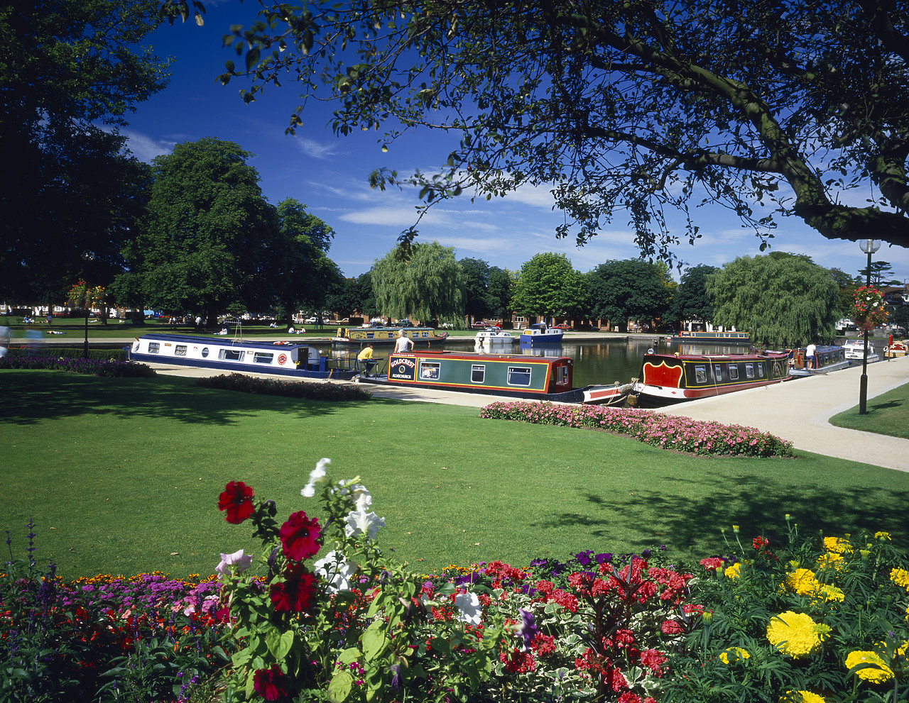 #871007-1 - Canal Boats, Stratford-upon-Avon, Warwickshire, England