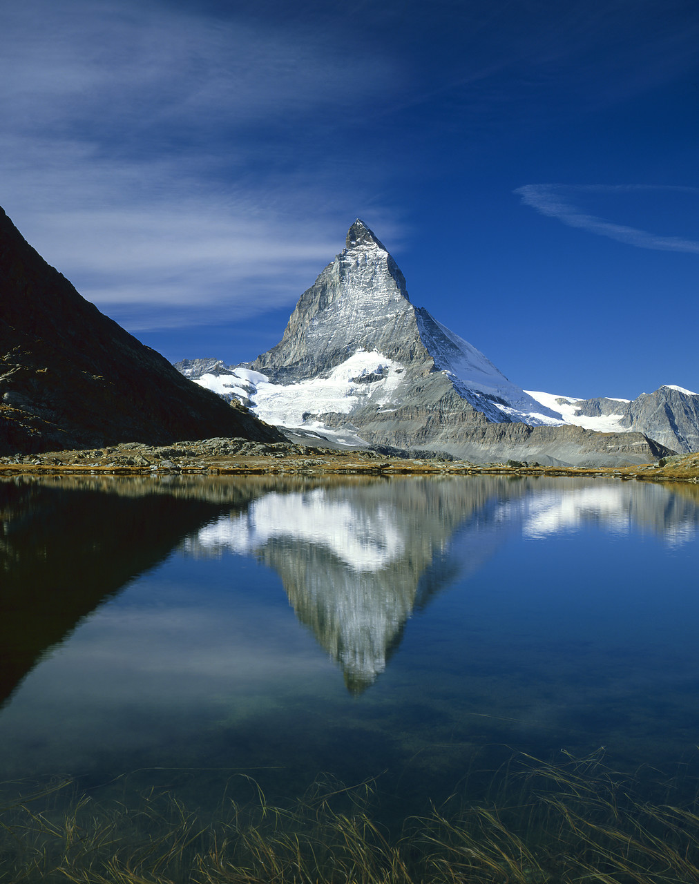 #87847 - The Matterhorn Reflecting in Riffelsee, Zermatt, Switzerland