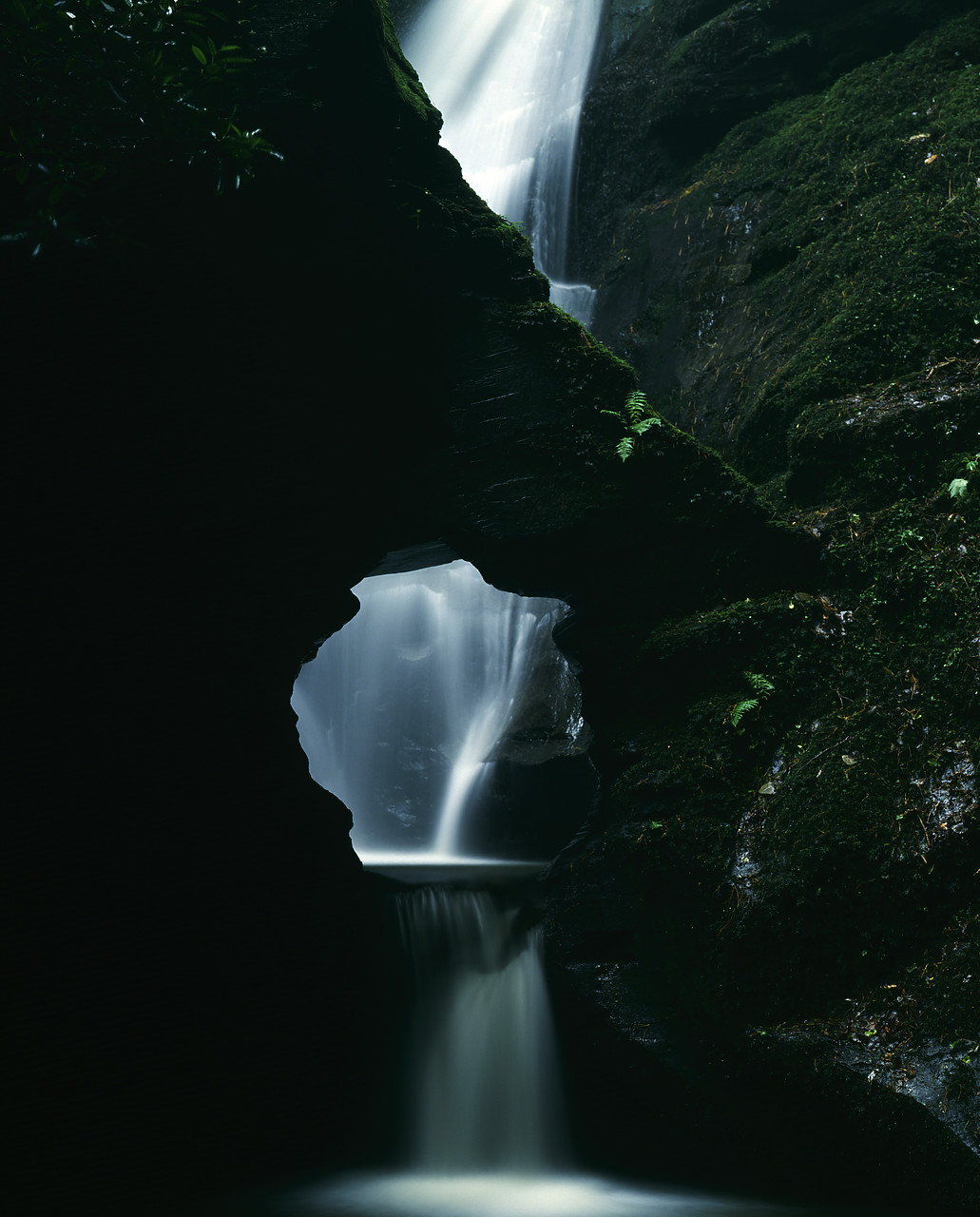 #87881-1 - St. Nectan's Glen Waterfall, near Tintagel, Cornwall, England