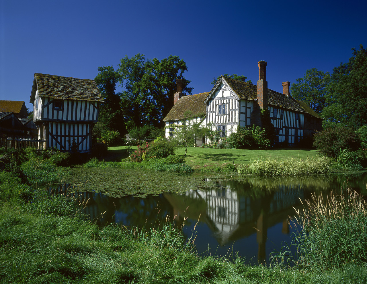 #881507-2 - Timbered Manor House, Lower Brockhampton, Herefordshire, England