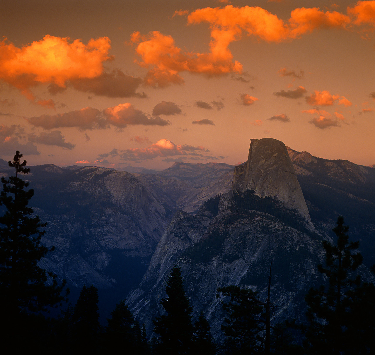 #881590-3 - Half Dome at Sunset, Yosemite National Park, California, USA