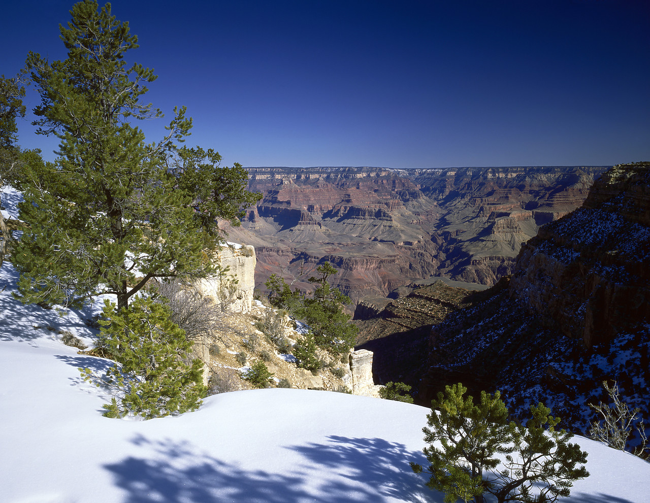 #891889 - South Rim in Winter, Grand Canyon National Park, Arizona, USA