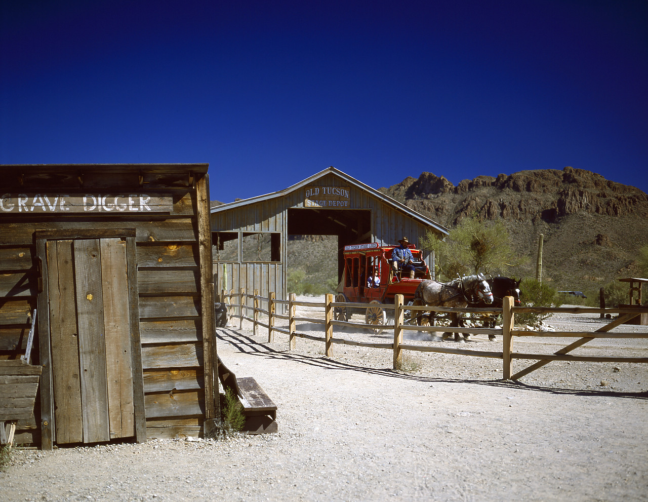 #891942 - Western Stagecoach, Old Tucson, Tucson, Arizona, USA
