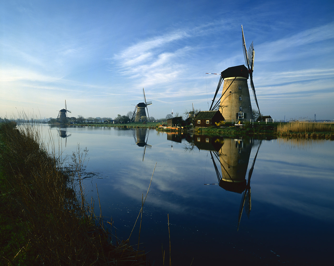 #892028-1 - Windmills at Kinderdijk, Holland