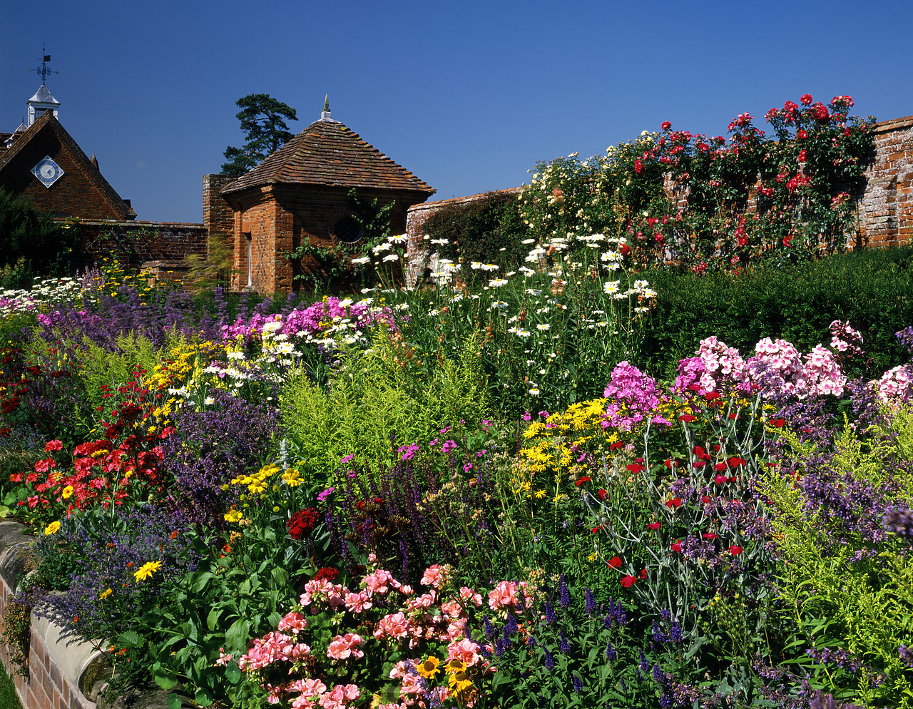 #892328-2 - Walled Garden at Packwood House, Lapworth, Warwickshire, England