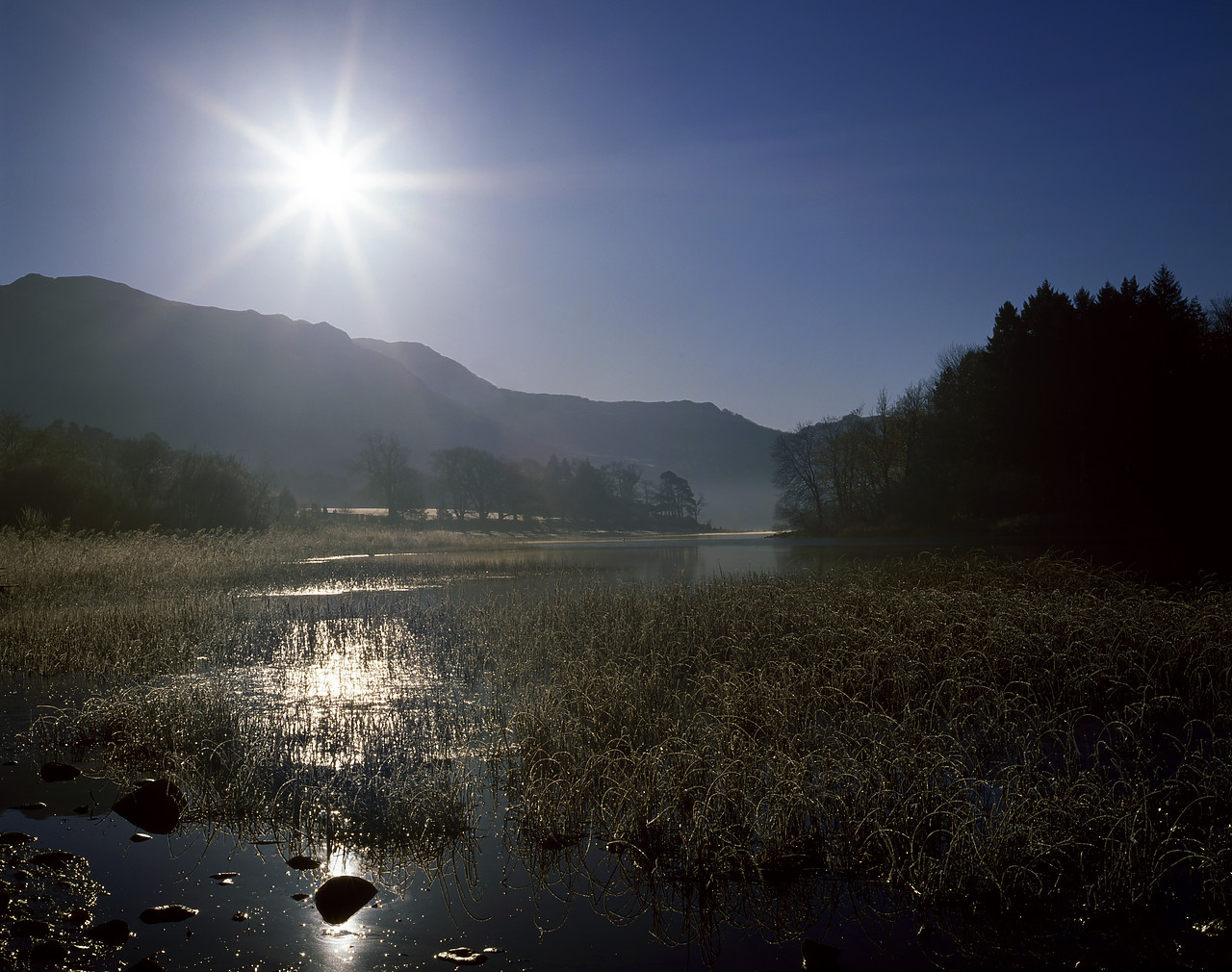 #892566 - Winter Morning at Derwent Water, Lake District, Cumbria, England