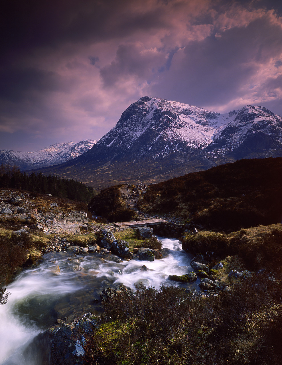 #902800-3 - Stream leading to Buachaille Etive Mor, Glen Coe, Highland Region, Scotland