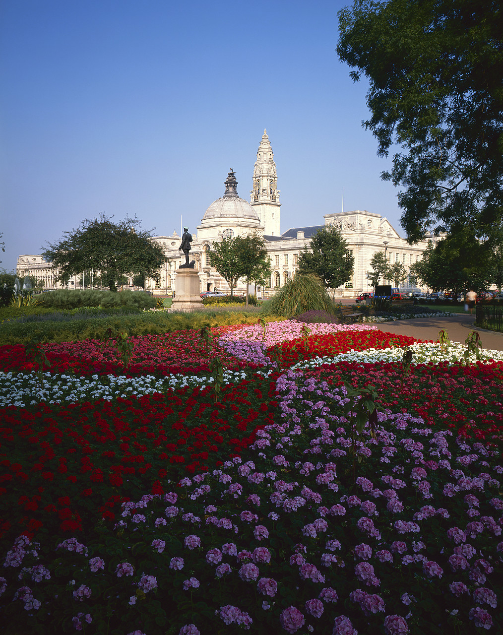 #903012-2 - Flower Gardens & Cardiff City Hall, South Glamorgan, Wales